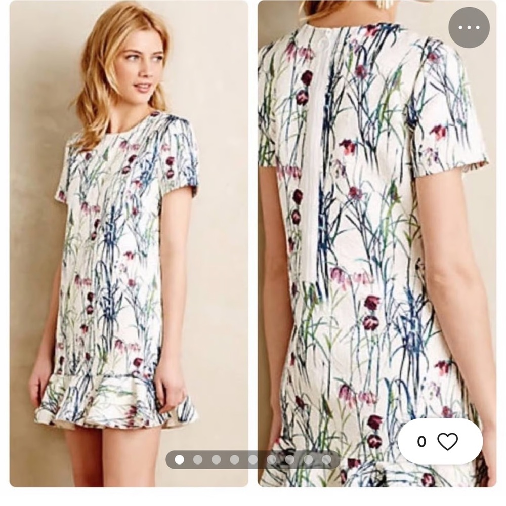 27. Anthropologie Sam & Lavi Bijou Floral Shift Dress